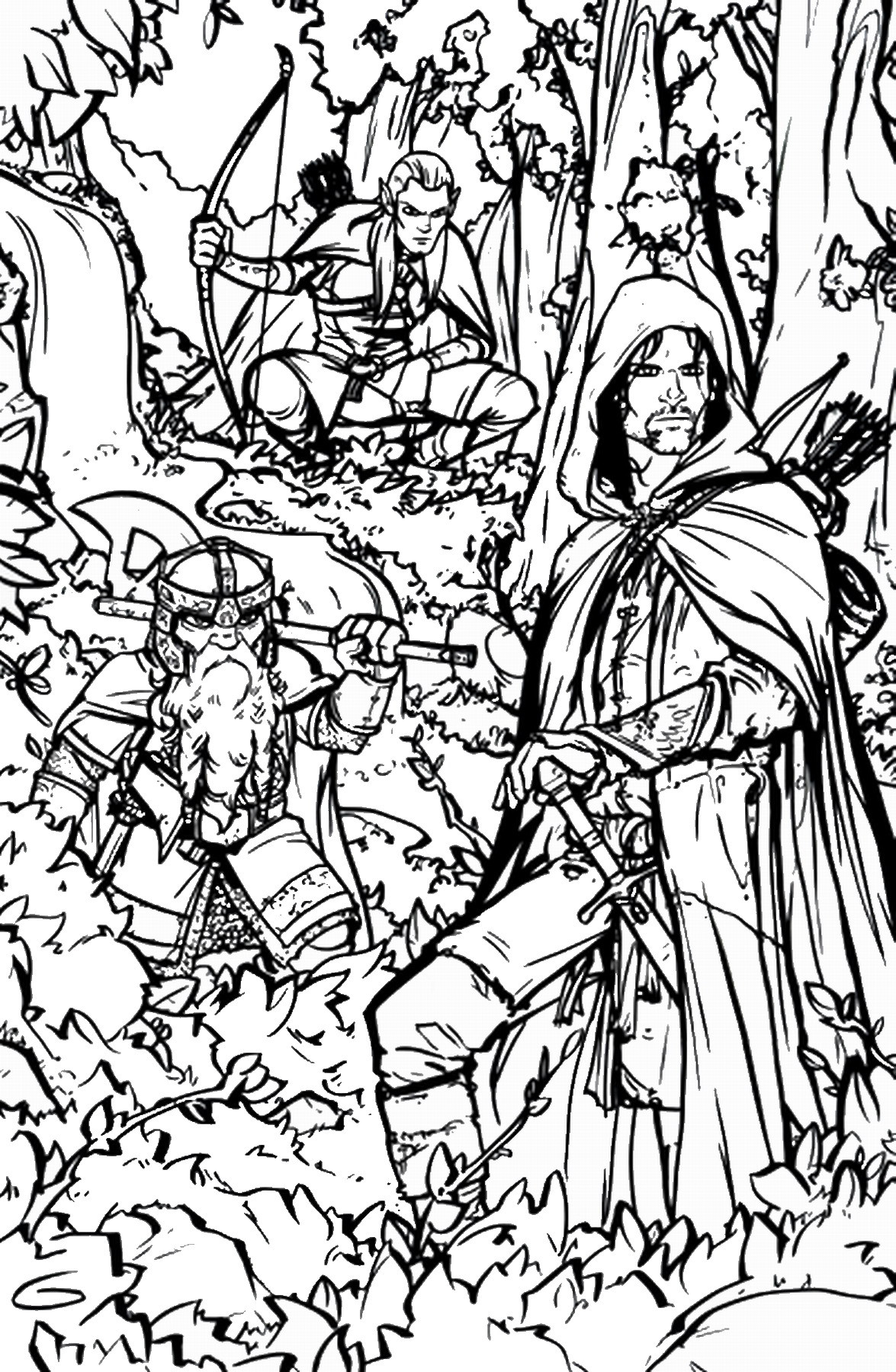 Lord Of The Rings Coloring Book
 Lord of the Rings Coloring Pages