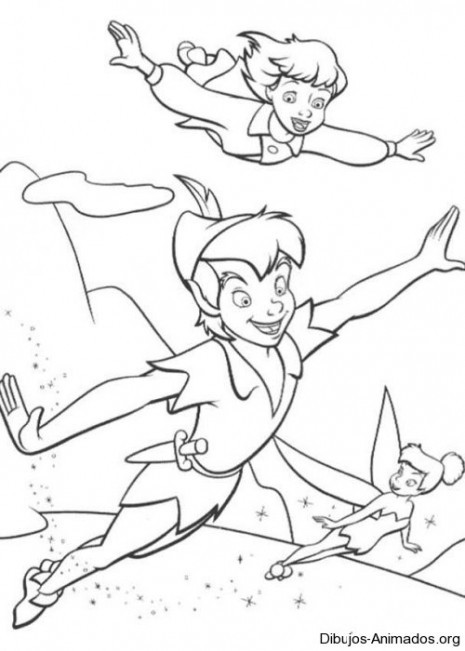 Lost Boys Coloring Pages Printable
 Dibujos de Peter Pan para colorear