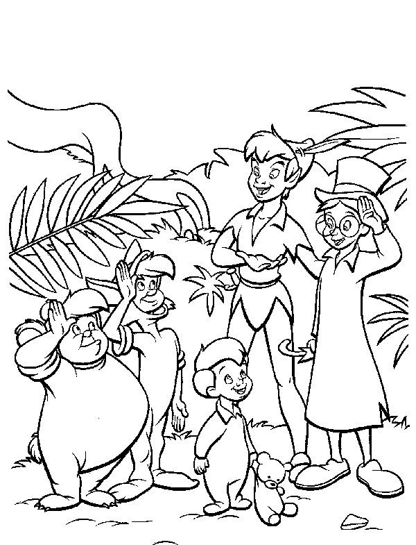 Lost Boys Coloring Pages Printable
 Coloring Page Peterpan coloring pages 36