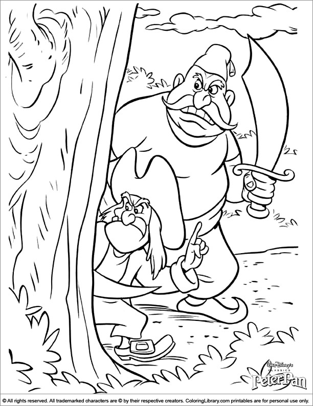 Lost Boys Coloring Pages Printable
 Peter Pan coloring for kids Coloring Library