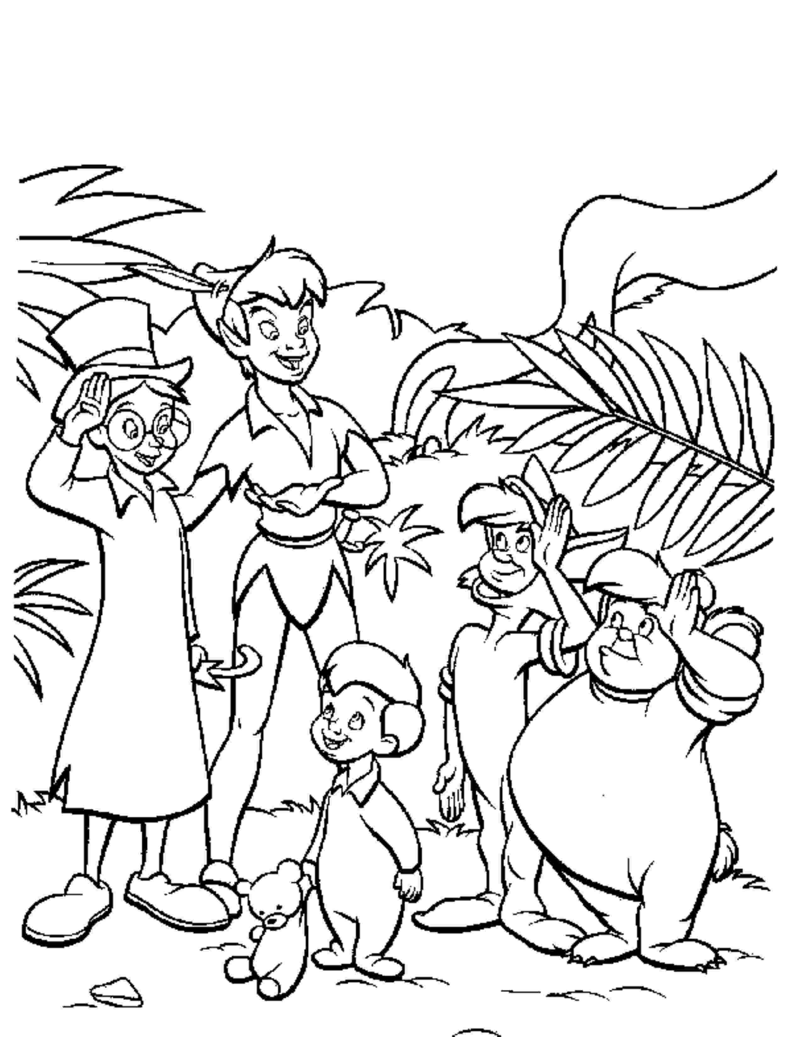 Lost Boys Coloring Pages Printable
 Printable Peter Pan Coloring Pages Coloring Home