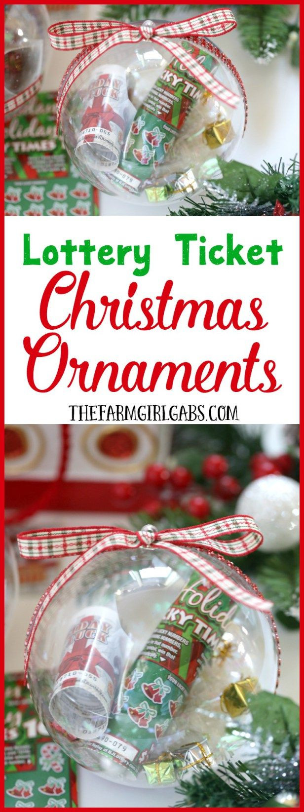 Lottery Ticket Christmas Gift Ideas
 Lottery Ticket Christmas Ornaments t ideas