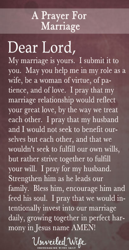 Love Prayer Quotes
 Prayer The Day My Marriage Is Yours