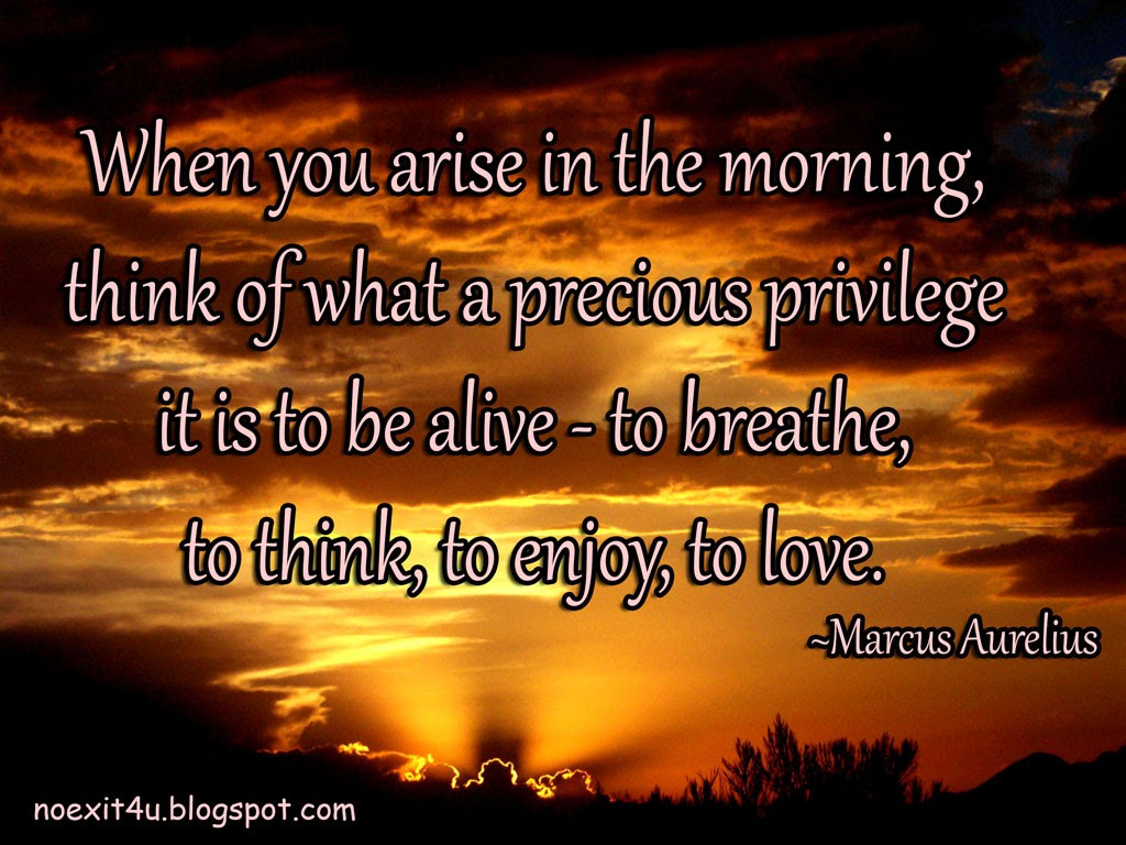 Lovely Morning Quote
 When You Arise