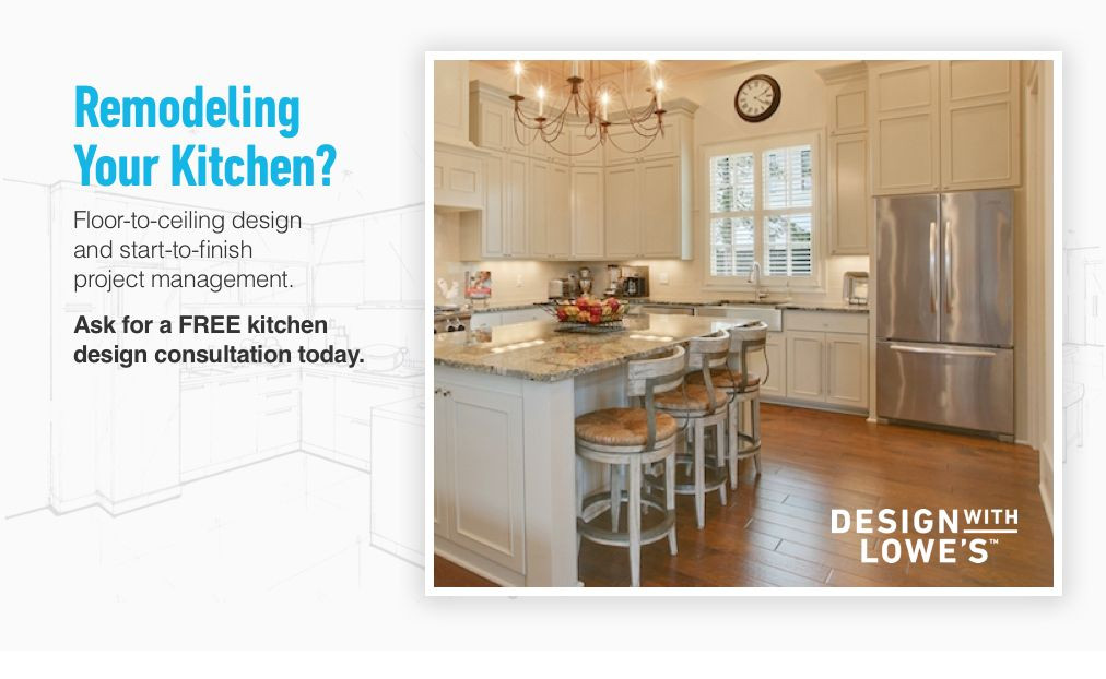 Lowes Kitchen Design
 Lowe s Custom Kitchen Design & Remodel Services