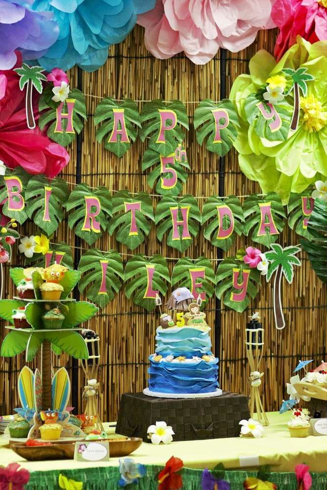 Luau Beach Party Ideas
 1000 ideas about Hawaiian Birthday on Pinterest
