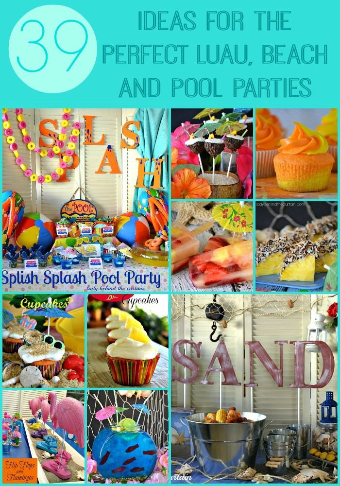 Luau Beach Party Ideas
 Luau Pool Parties on Pinterest