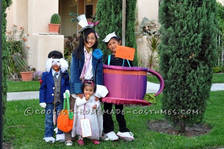 Mad Hatter Tea Party Costume Ideas
 Cutest Mad Hatter Tea Party Family Homemade Costume Idea