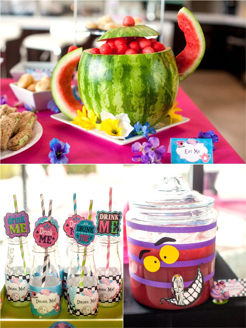Mad Hatter Tea Party Food Ideas
 A Wonderland Birthday Mad Tea Party Party Ideas