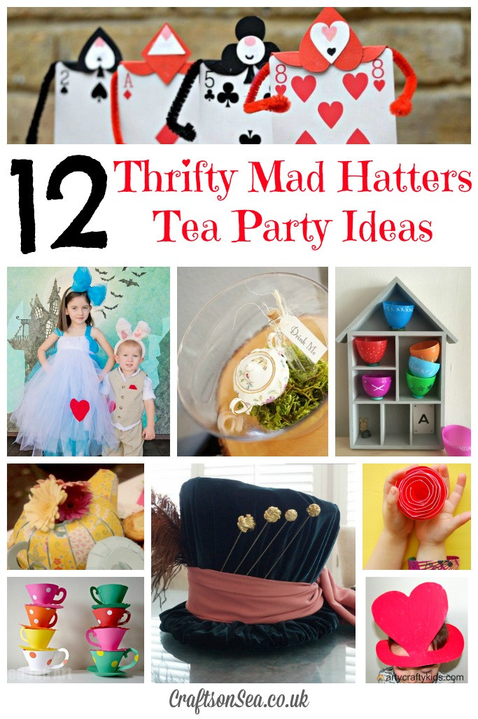 Mad Hatter Tea Party Hats Ideas
 Thrifty Mad Hatters Tea Party Ideas Tuesday Tutorials