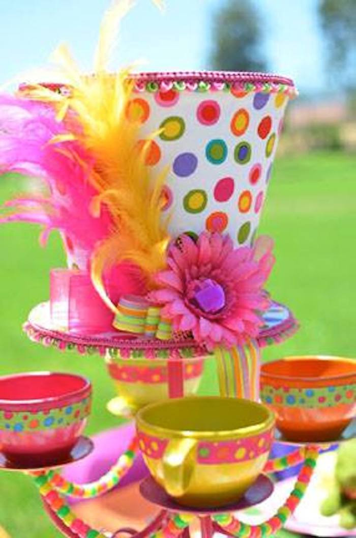 Mad Hatter Tea Party Hats Ideas
 Kara s Party Ideas AlIce In Wonderland Mad Hatter Themed