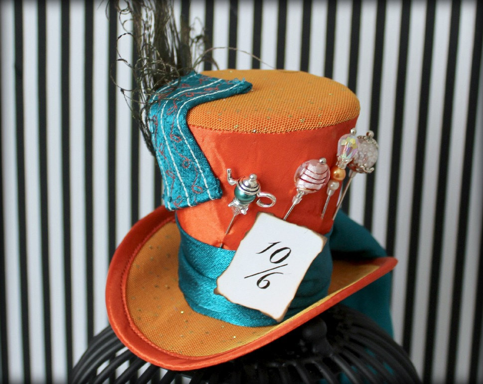 Mad Hatter Tea Party Hats Ideas
 Mad Hatter Hat Mini Top Hat Fascinator Mini Hat Top Hat