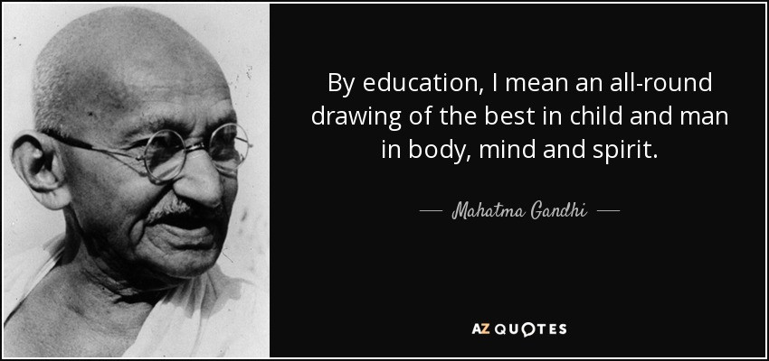 Mahatma Gandhi Quotes On Education
 MAHATMA GANDHI QUOTES REGARDING EDUCATION image quotes at