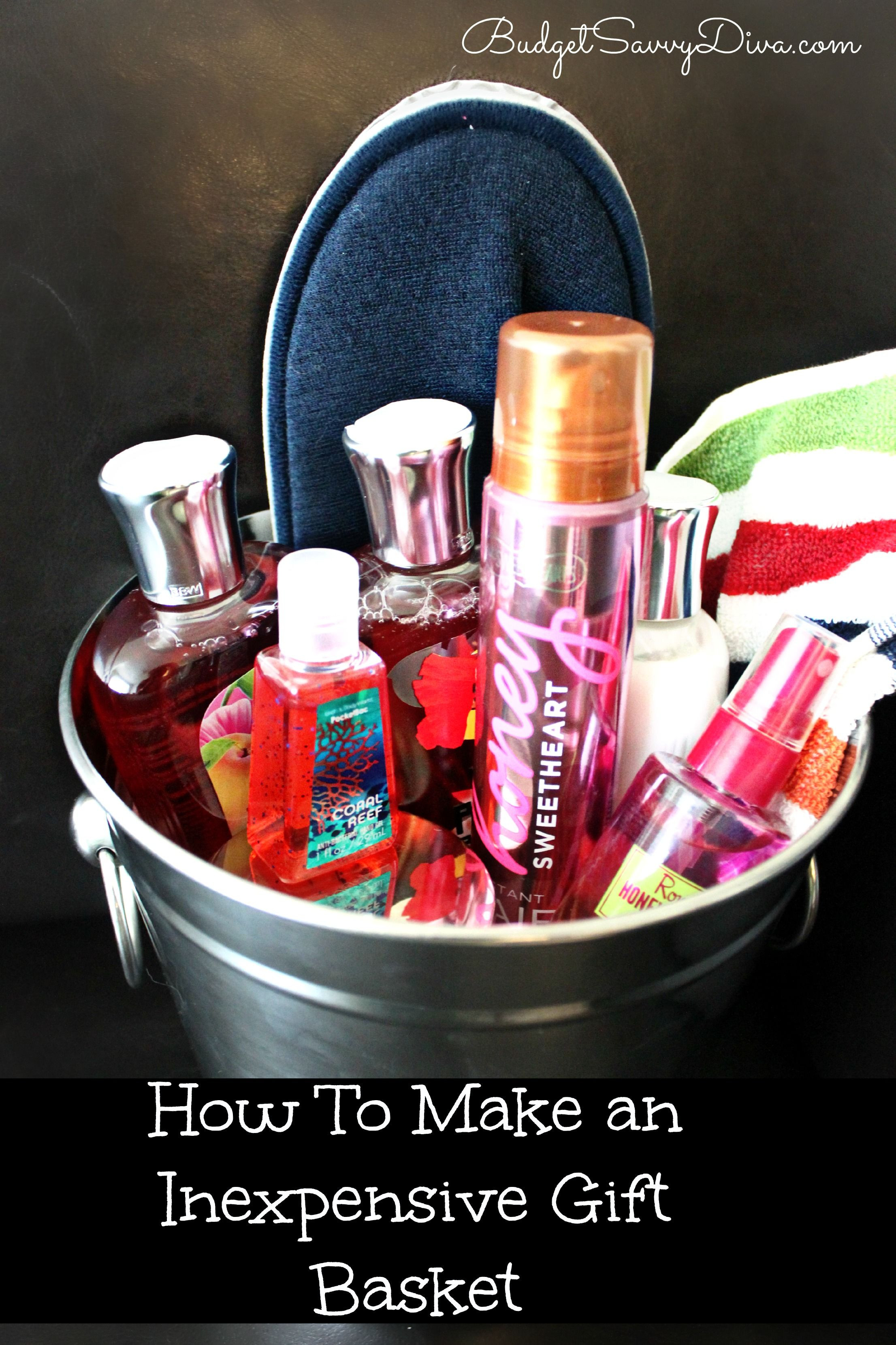 Make Up Gift Basket Ideas
 How to Make an Inexpensive Gift Basket