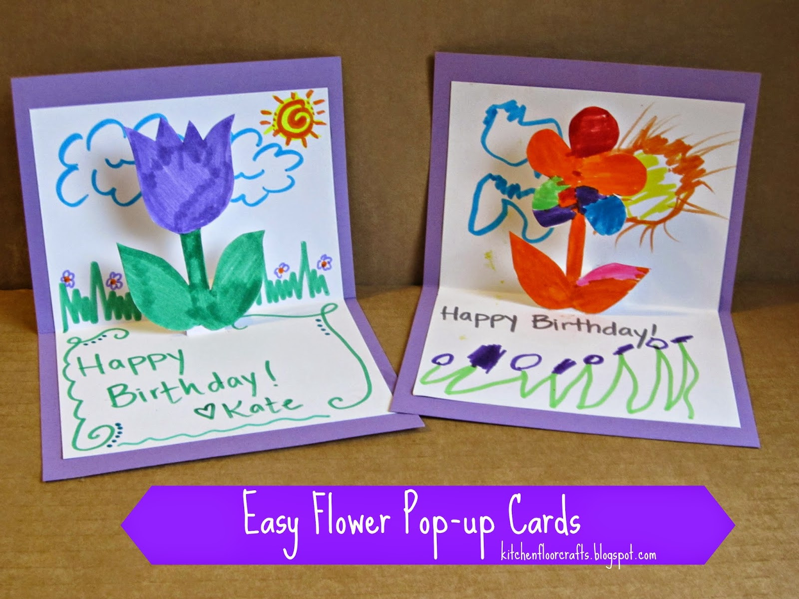 Making A Birthday Card
 Homemade Birthday Cards for Kids to Create How Wee Learn