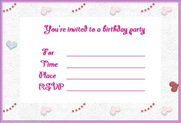 Making Birthday Invitations Online
 Cool Free line Birthday Invitations