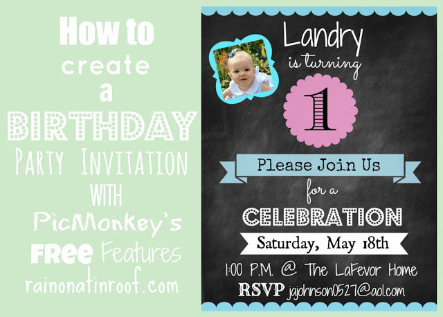 Making Birthday Invitations Online
 How to Create an Invitation in PicMonkey