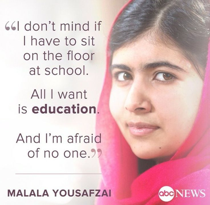 Malala Education Quote
 33 best ideas about People Malala Yousafzay on Pinterest