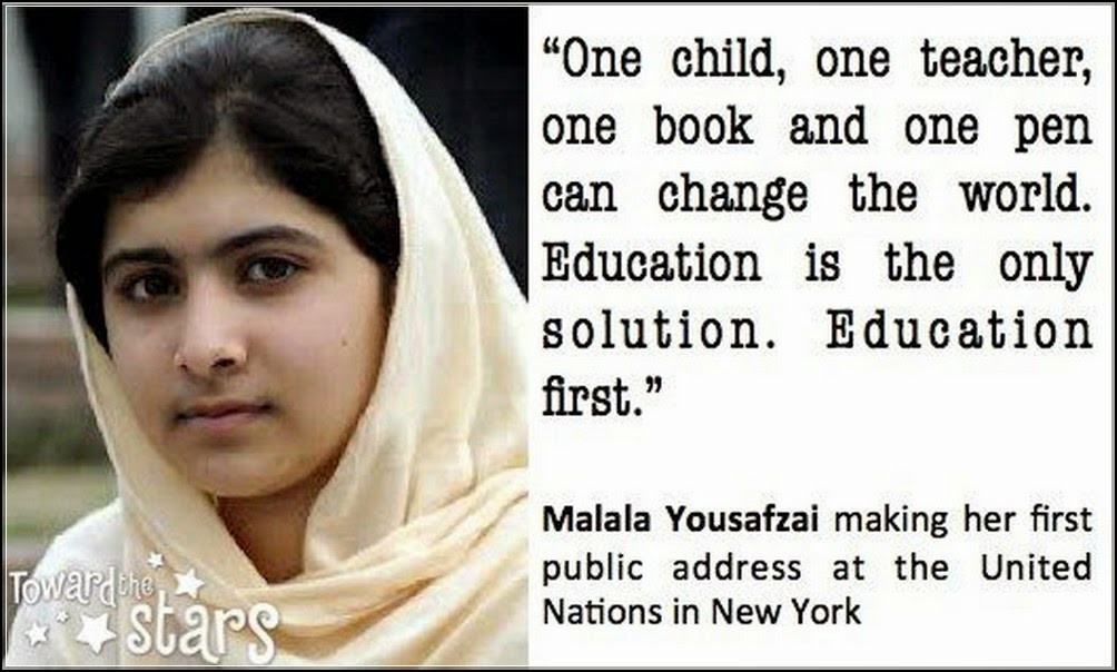 Malala Education Quote
 Malala Quotes Education QuotesGram
