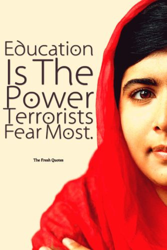 Malala Education Quote
 Best 25 Malala yousafzai ideas on Pinterest