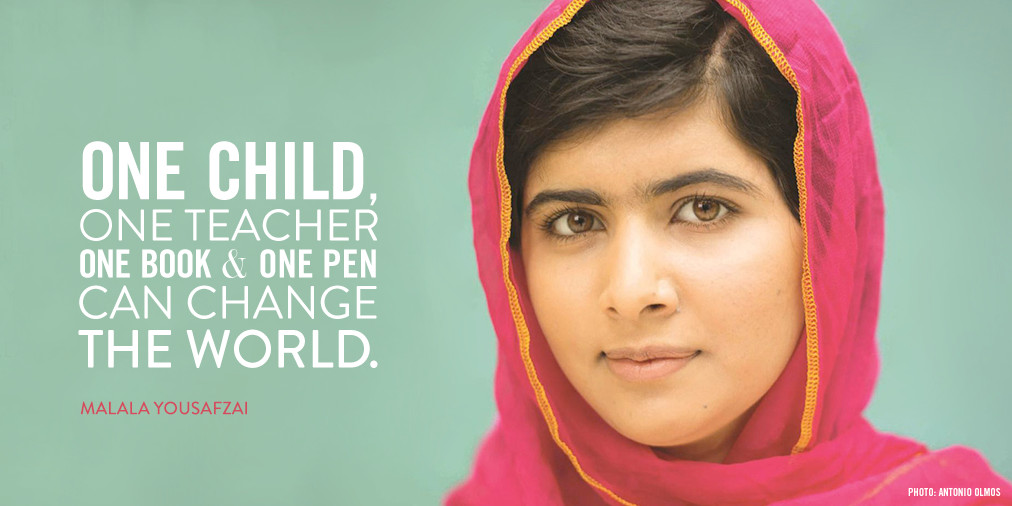Malala Education Quote
 Theorizing Malala