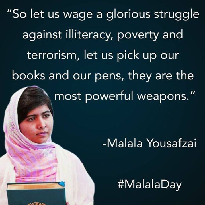 Malala Quotes On Education
 48 best "I Am Malala" images on Pinterest