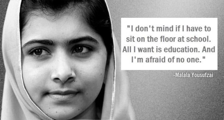 Malala Quotes On Education
 Books and pens are the most powerful weapons – Malala