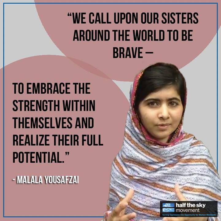 Malala Quotes On Education
 Malala Yousafzai was shot by the Taliban one year ago for