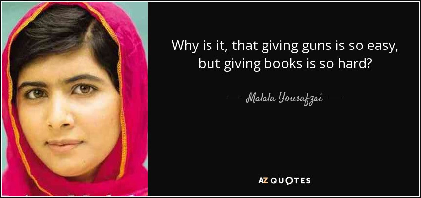 Malala Quotes On Education
 TOP 25 QUOTES BY MALALA YOUSAFZAI of 161