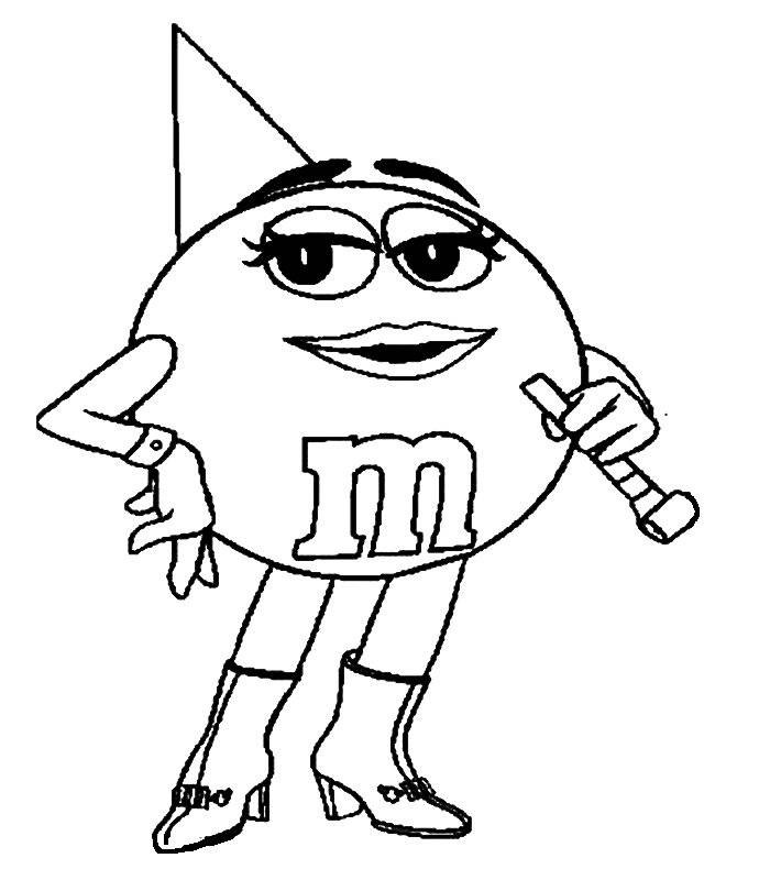 M&amp;M Coloring Pages
 M&m Coloring Pages to and print for free