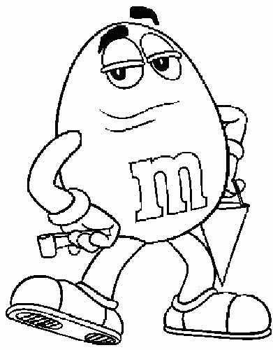 M&amp;M Coloring Pages
 M Amp M Character Coloring Pages Printable Coloring Pages