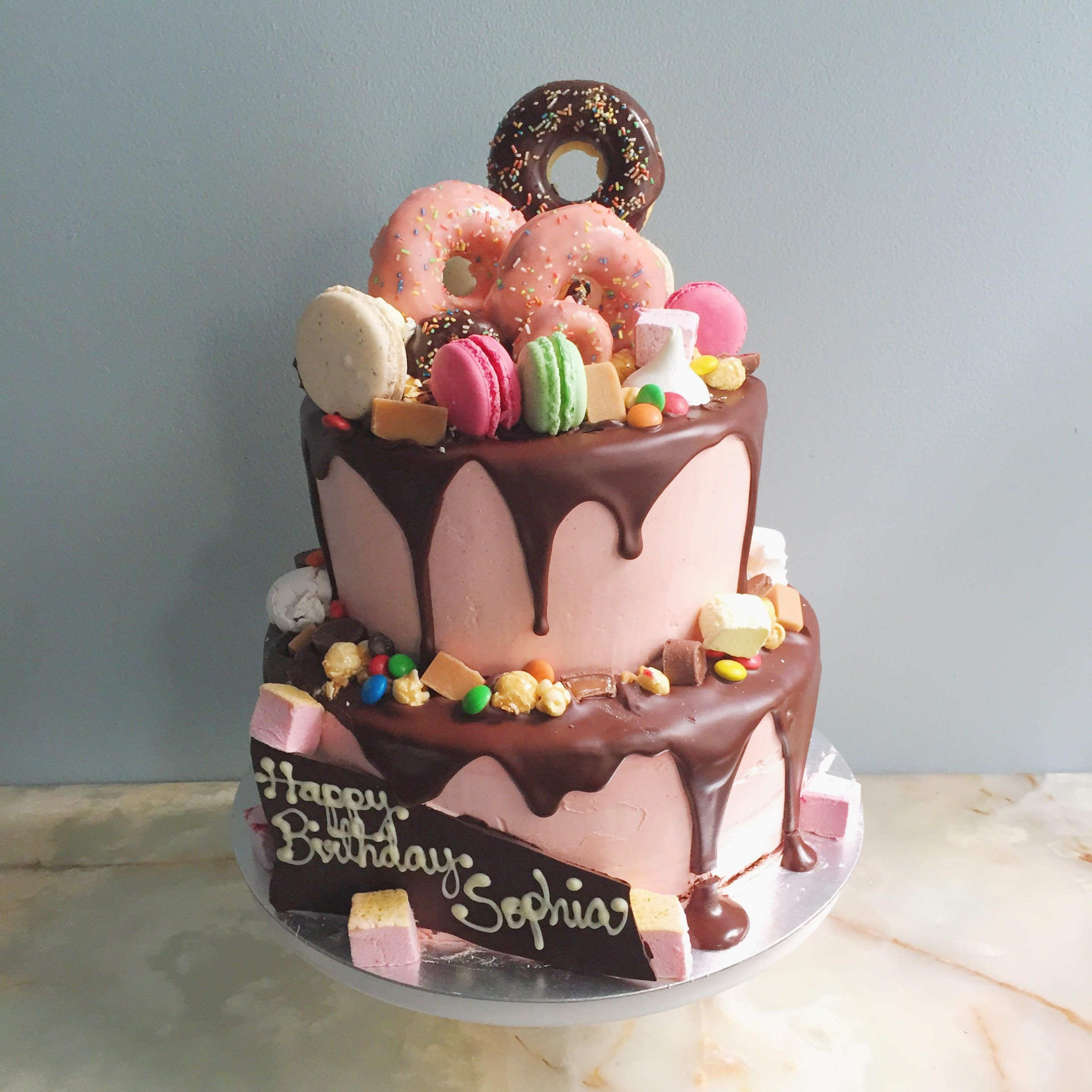 M&amp;Ms Birthday Cake
 Épinglé par Marie christine Mailhot sur Bouff en 2018