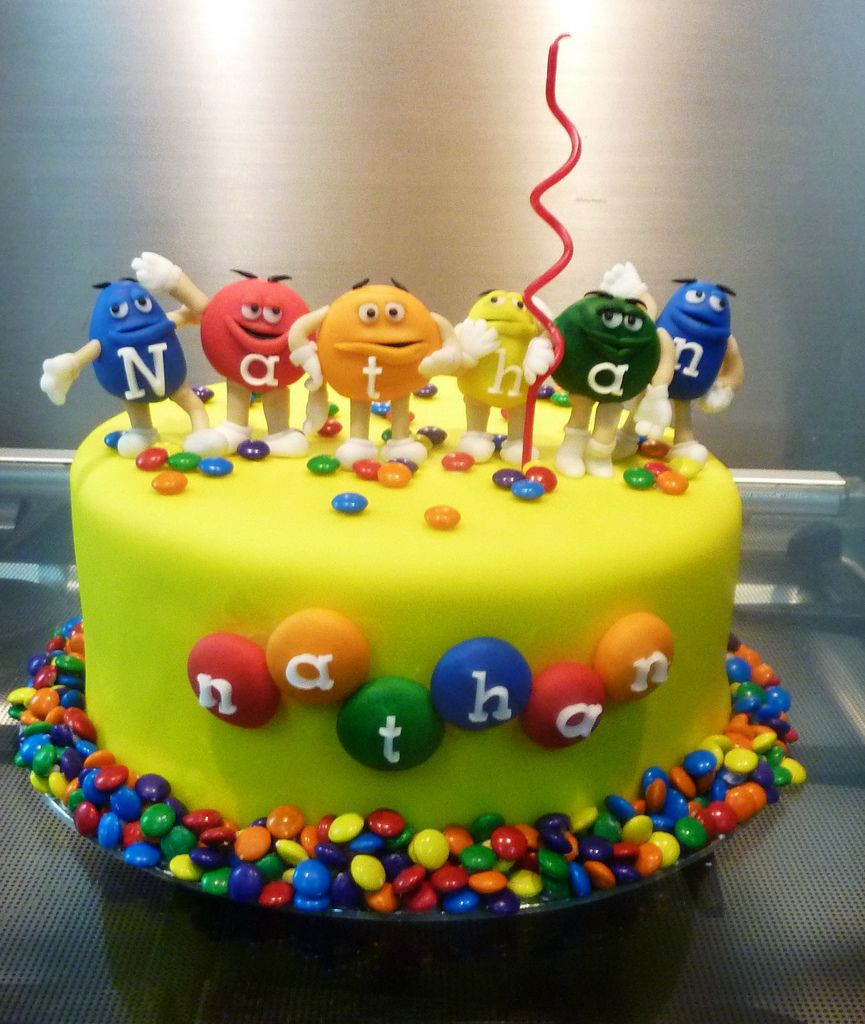 M&amp;Ms Birthday Cake
 m&m cake in 2019 cakes