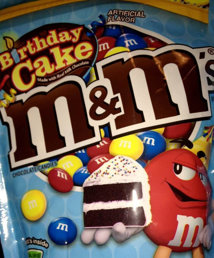 M&amp;Ms Birthday Cake
 6 Bags BIRTHDAY CAKE M&M s Milk Chocolate M&Ms M&M Candy 8