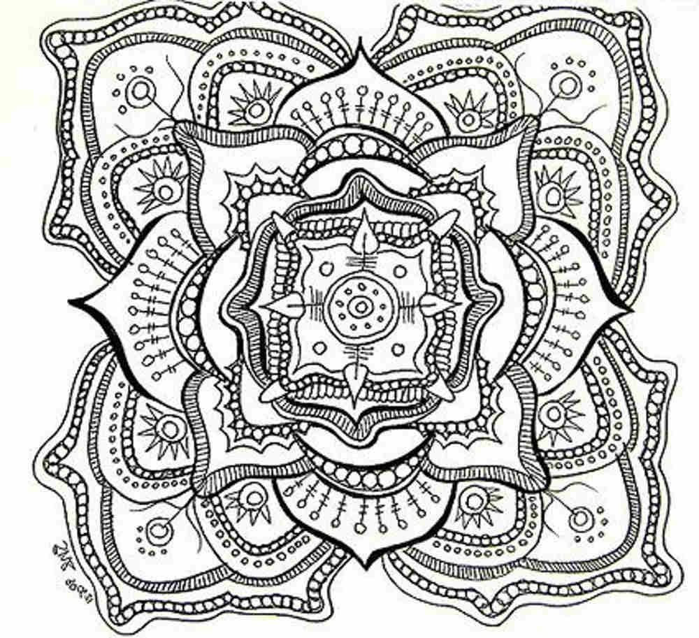 Mandala Coloring Pages Printable Free
 Free Mandala Coloring Pages For Adults Coloring Home