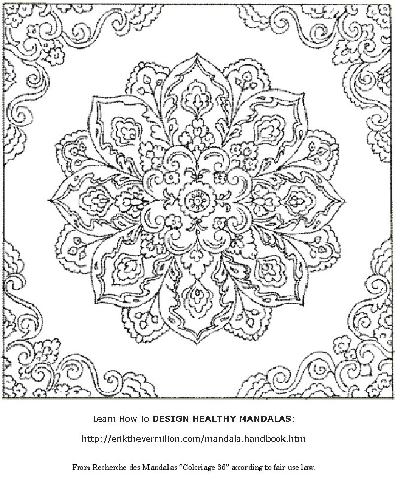 Mandala Coloring Pages Printable Free
 Free Mandalas to Print