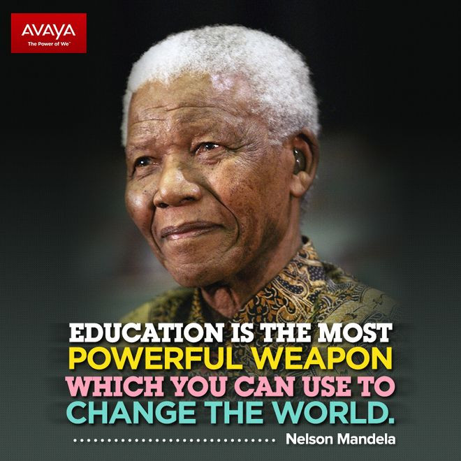 Mandela Education Quote
 Nelson Mandela Inspiration & Quotes