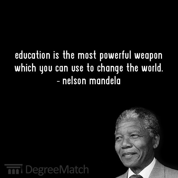 Mandela Education Quote
 INSPIRATIONAL EDUCATION QUOTES NELSON MANDELA image quotes