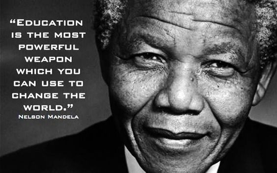 Mandela Education Quote
 L éducation est l arme la plus puissante pour changer le