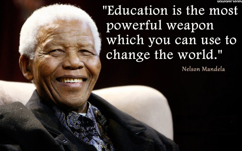 Mandela Education Quote
 Nelson Mandela Quotes QuotesGram