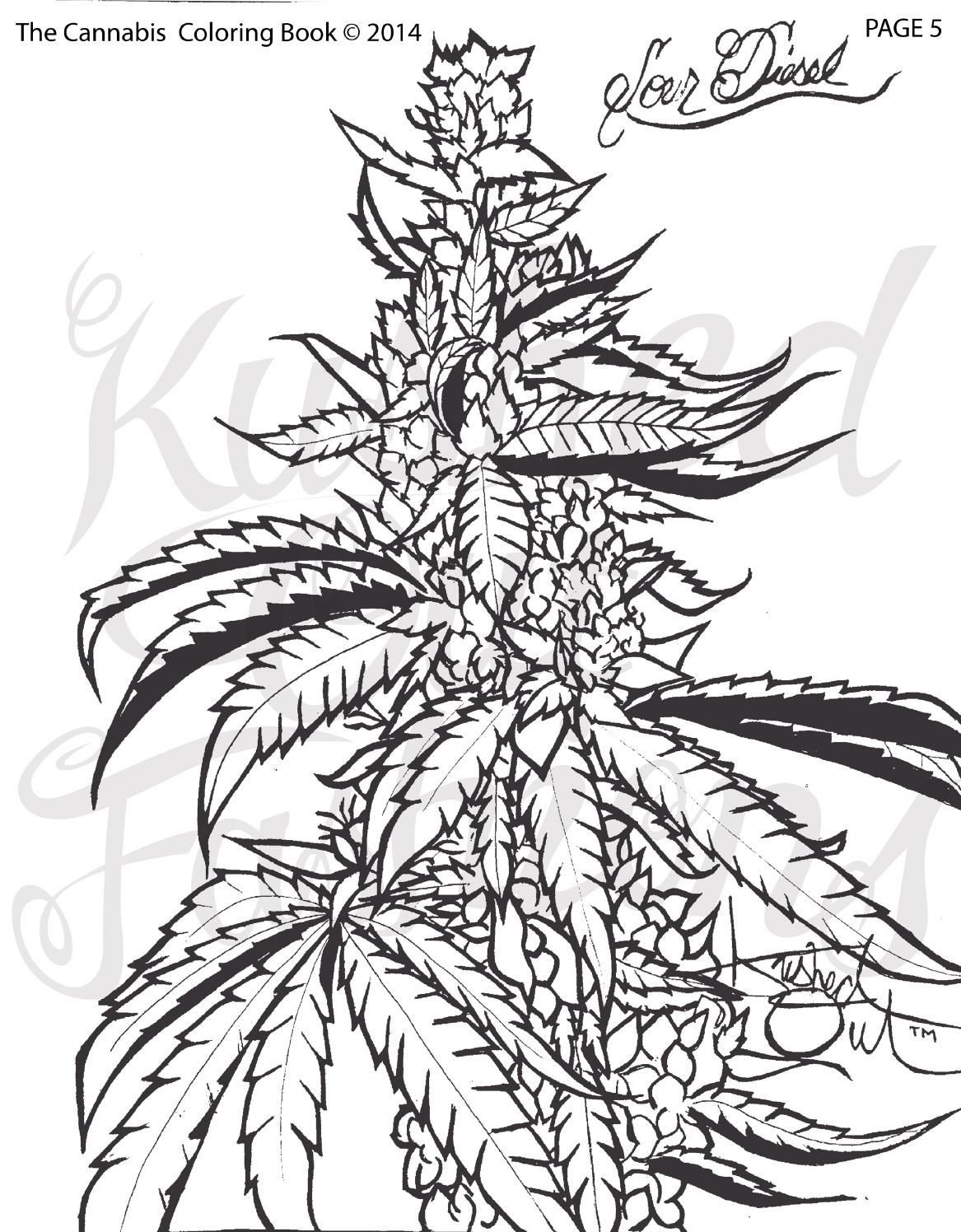 Marijuana Coloring Book
 The Cannabis Coloring Book Vol 1 Issue 1