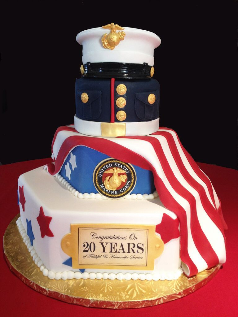 Marine Corps Retirement Party Ideas
 Marine Corps Retirement Cake