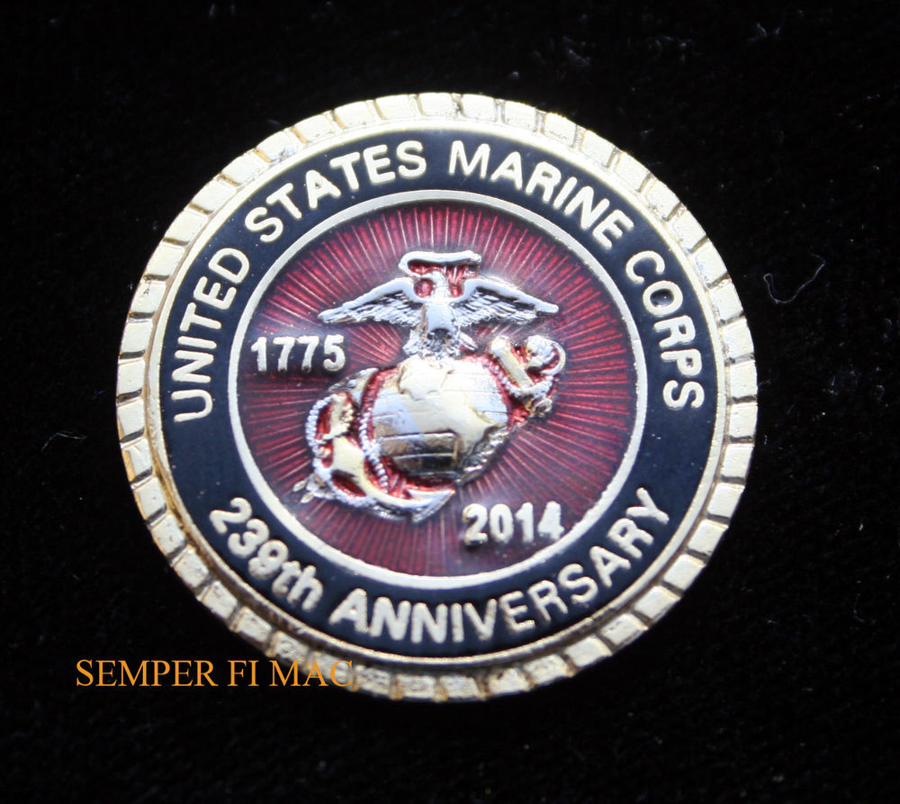 Marine Graduation Gift Ideas
 2014 US MARINES 239th ANNIVERSARY BIRTHDAY BALL PIN