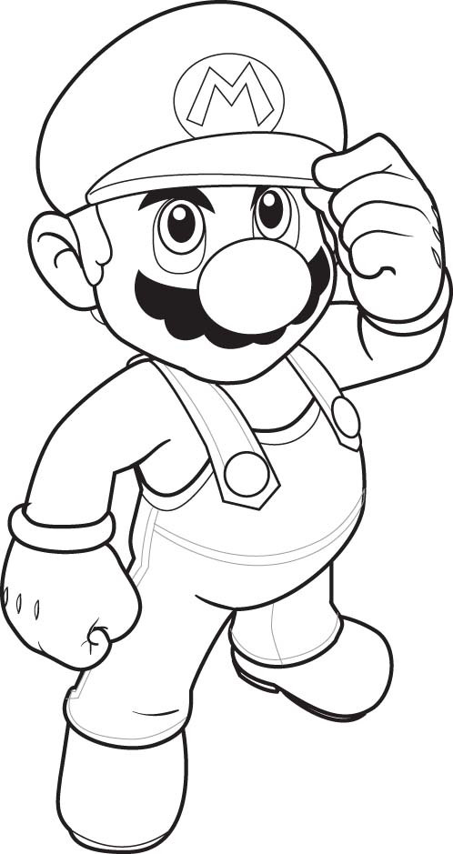 Mario Bros.Printable Coloring Pages
 9 Free Mario Bros Coloring Pages for Kids Disney