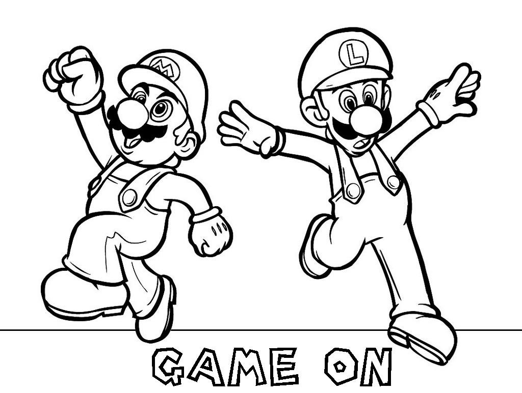 Mario Bros.Printable Coloring Pages
 Top That FREE PRINTABLE TAGS  Mario Bros Party Ideas
