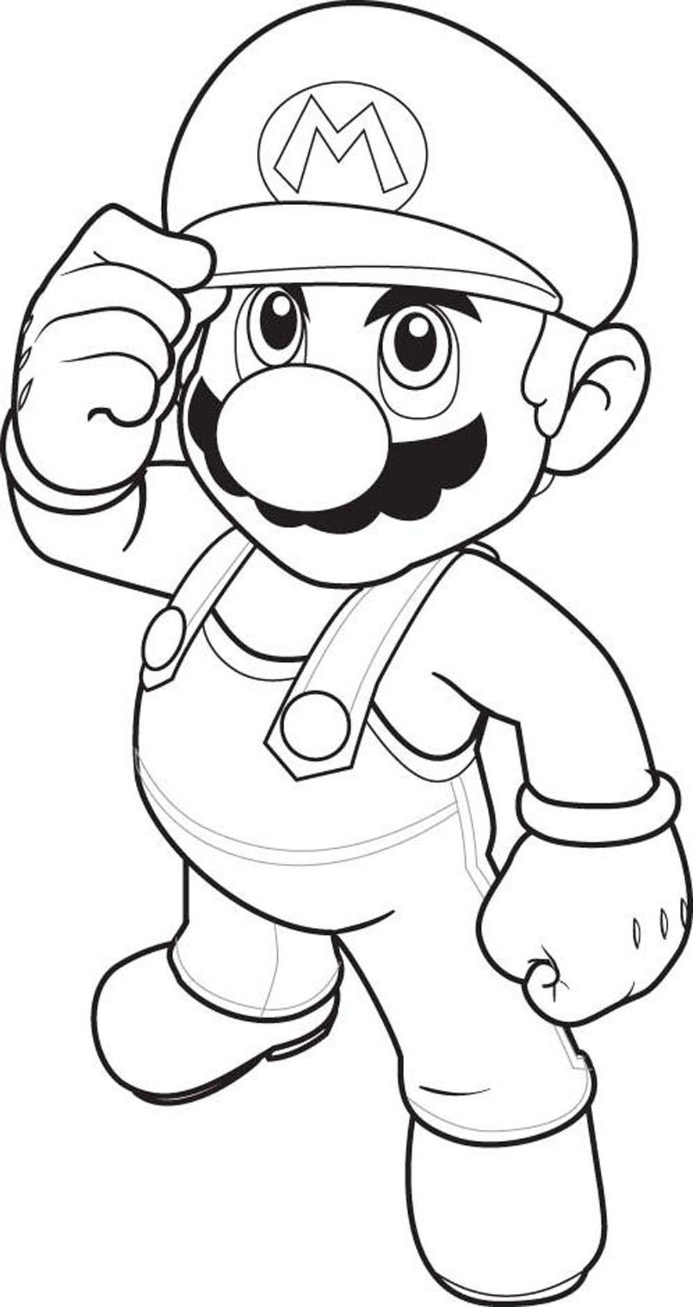Mario Coloring Pages For Kids
 All Mario Characters Coloring Pages Coloring Home