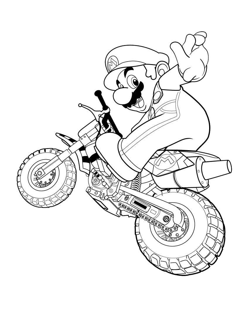 Mario Coloring Pages For Kids
 Free Printable Coloring Pages Cool Coloring Pages Super