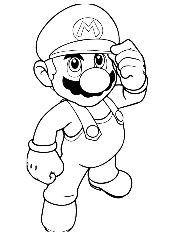 Mario Coloring Pages For Kids
 Nintendo Logo Coloring Pages Coloring Pages