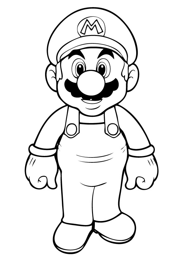 Mario Coloring Pages For Kids
 Free Printable Mario Coloring Pages For Kids