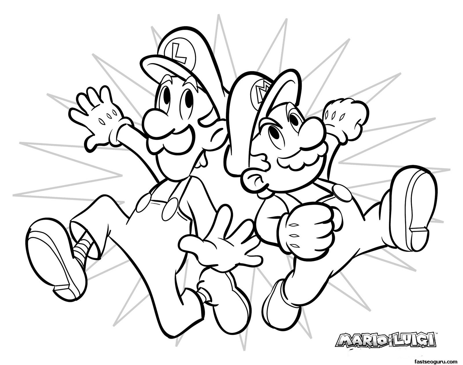 Mario Coloring Pages Printable Free
 Printable Mario Coloring Pages